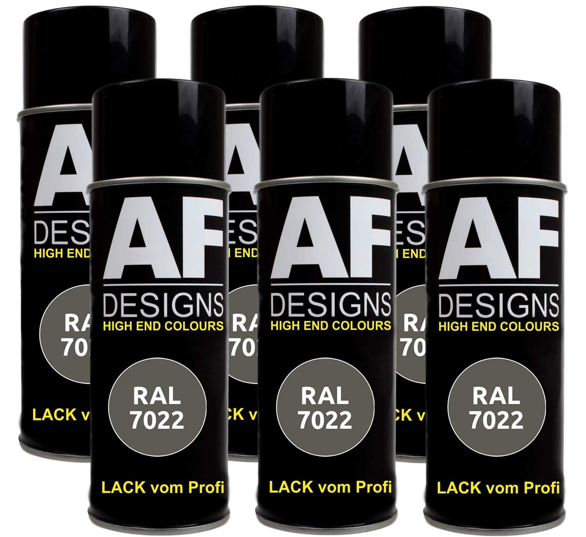 Alex Flittner Designs 6x RAL Lackspray Autolack Buntlack Spraydose RAL7022 UMBRAGRAU seidenmatt Alex Flittner Designs 6x RAL Lackspray Autolack Buntlack Spraydose RAL7022 UMBRAGRAU seidenmatt von Alex Flittner Designs