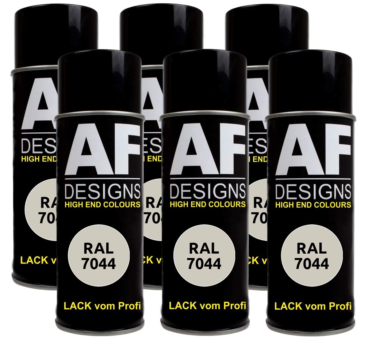 Alex Flittner Designs 6x RAL Lackspray Autolack Buntlack Spraydose RAL7044 SEIDENGRAU glänzend Alex Flittner Designs 6x RAL Lackspray Autolack Buntlack Spraydose RAL7044 SEIDENGRAU glänzend von Alex Flittner Designs