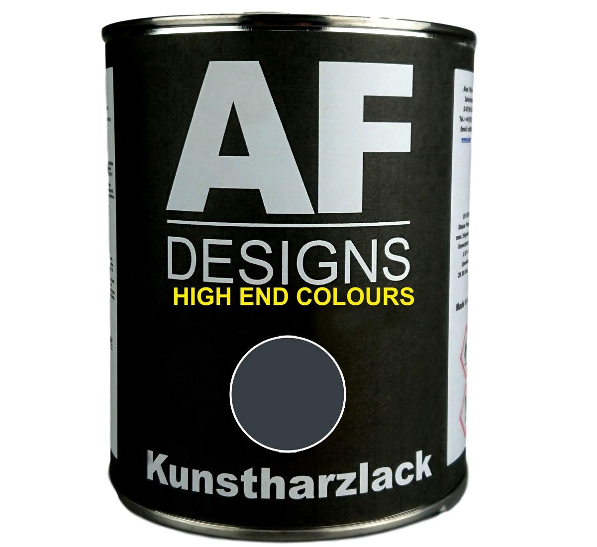 Alex Flittner Designs 1 Liter Kunstharzlack für JUNGHEINRICH GRAU LKW NFZ Lack n von Alex Flittner Designs