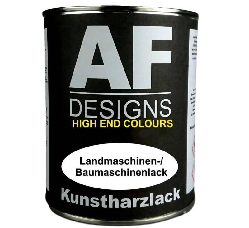 Alex Flittner Designs 1 Liter Kunstharzlack für KUBOTA Weiss LKW NFZ Lack Landmaschine seidenmatt von Alex Flittner Designs