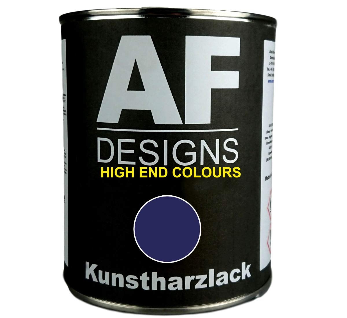 Alex Flittner Designs 1 Liter Kunstharzlack für SILOKING Nachtblau LKW NFZ Lack Landmaschine seidenmatt von Alex Flittner Designs