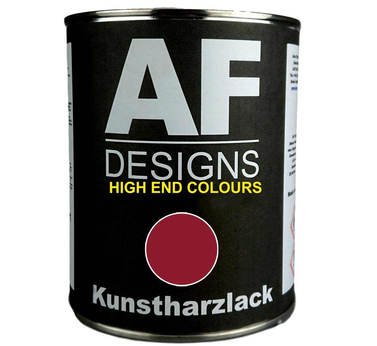 Alex Flittner Designs 1 Liter Kunstharzlack für Steyr Traktor ROT LKW NFZ Lack Landmaschine seidenmatt von Alex Flittner Designs