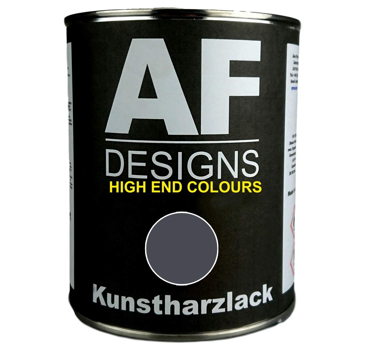 Alex Flittner Designs 1 Liter Kunstharzlack für TEREX GRAU LKW NFZ Lack n von Alex Flittner Designs