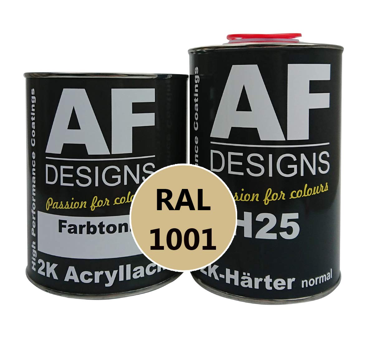 Alex Flittner Designs 2K Acryl Lack Autolack 1,5kg Set RAL 1001 BEIGE glänzend incl. Härter Alex Flittner Designs 2K Acryl Lack Autolack 1,5kg Set RAL 1001 BEIGE glänzend incl. Härter von Alex Flittner Designs