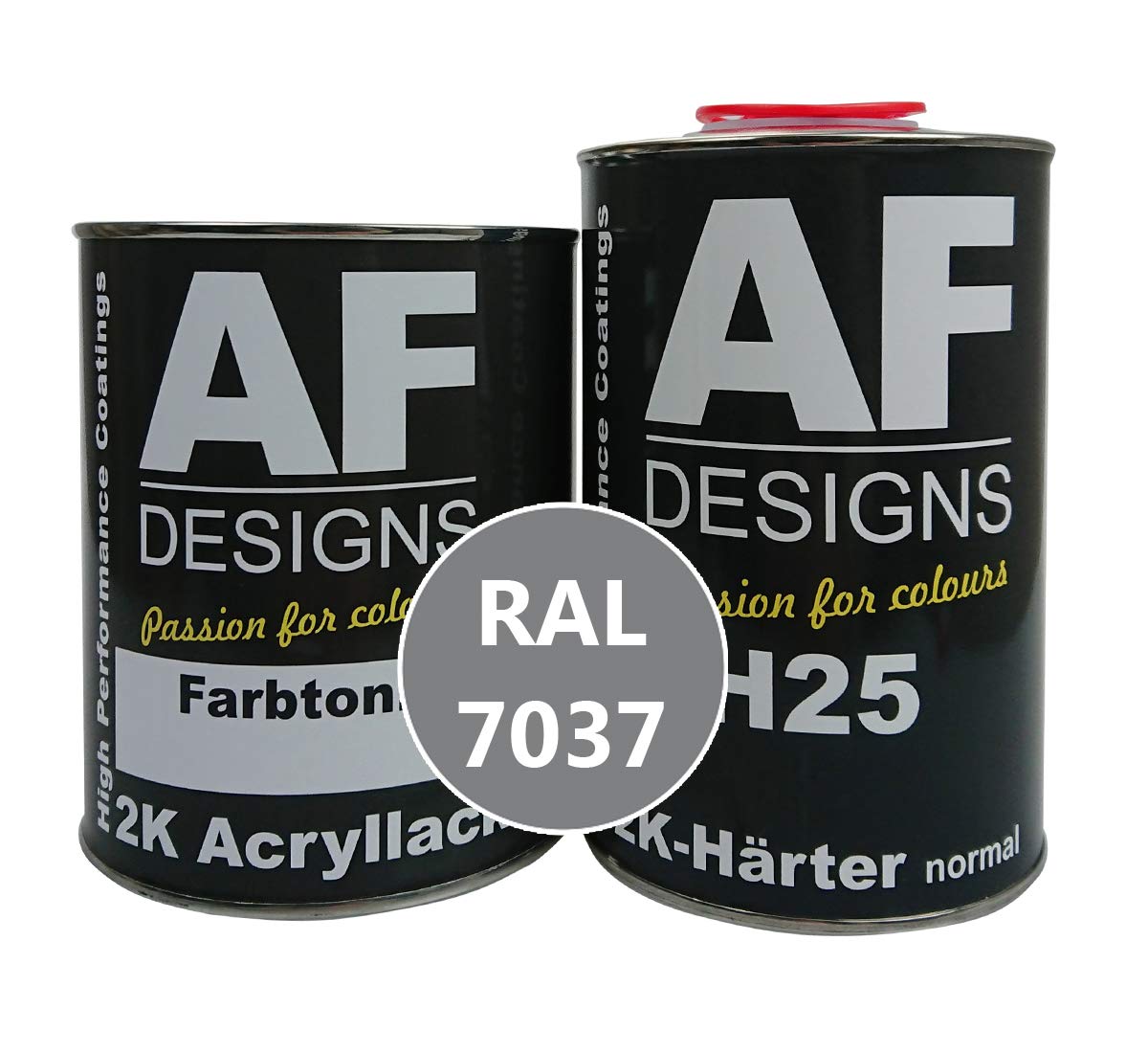Alex Flittner Designs 2K Acryl Lack Autolack 3 kg Set RAL 7037 STAUBGRAU glänzend incl. Härter Alex Flittner Designs 2K Acryl Lack Autolack 3 kg Set RAL 7037 STAUBGRAU glänzend incl. Härter von Alex Flittner Designs