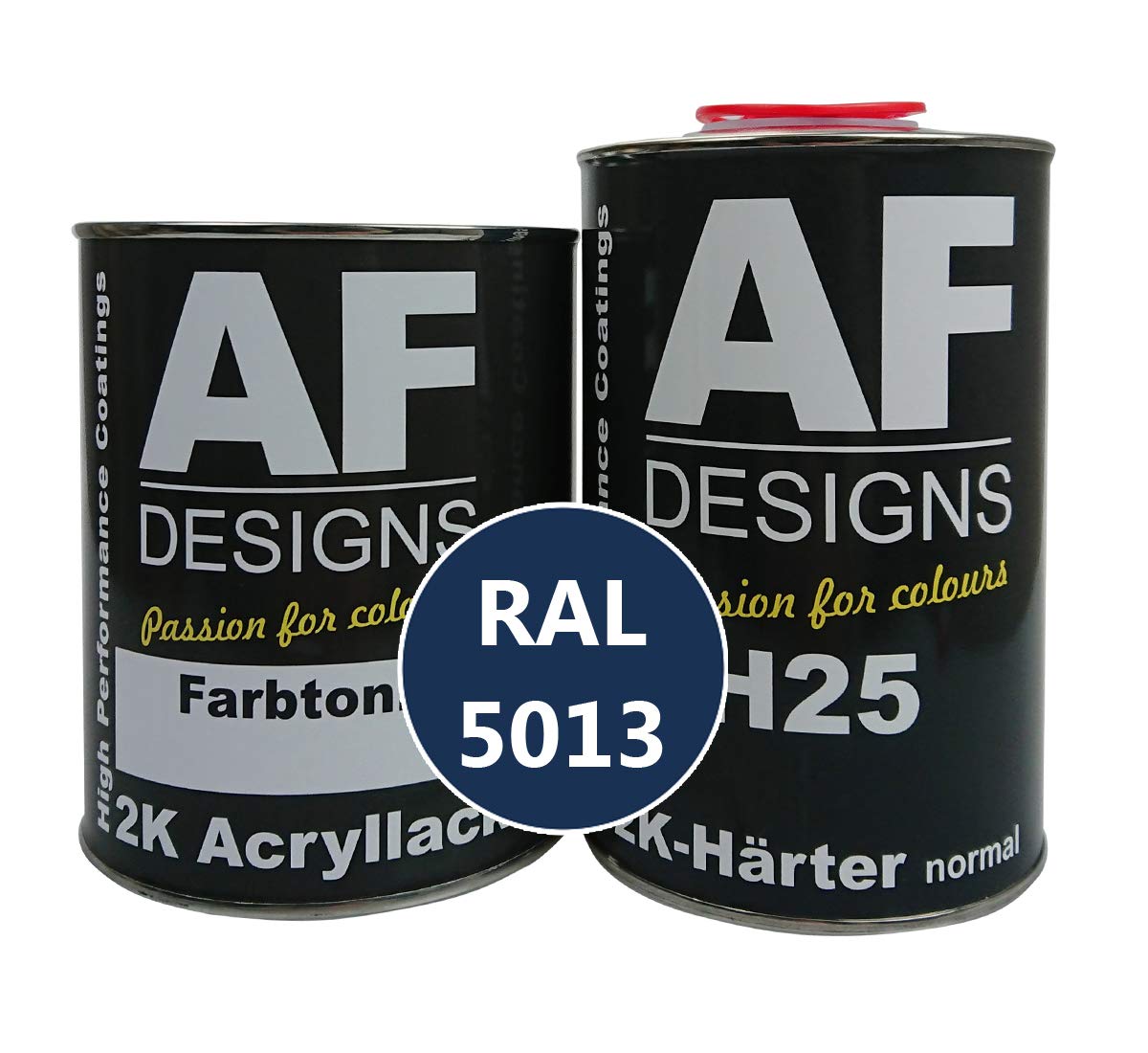 Alex Flittner Designs 2K Acryl Lack Autolack 4,5 kg Set RAL 5013 Kobaltblau glänzend incl. Härter von Alex Flittner Designs