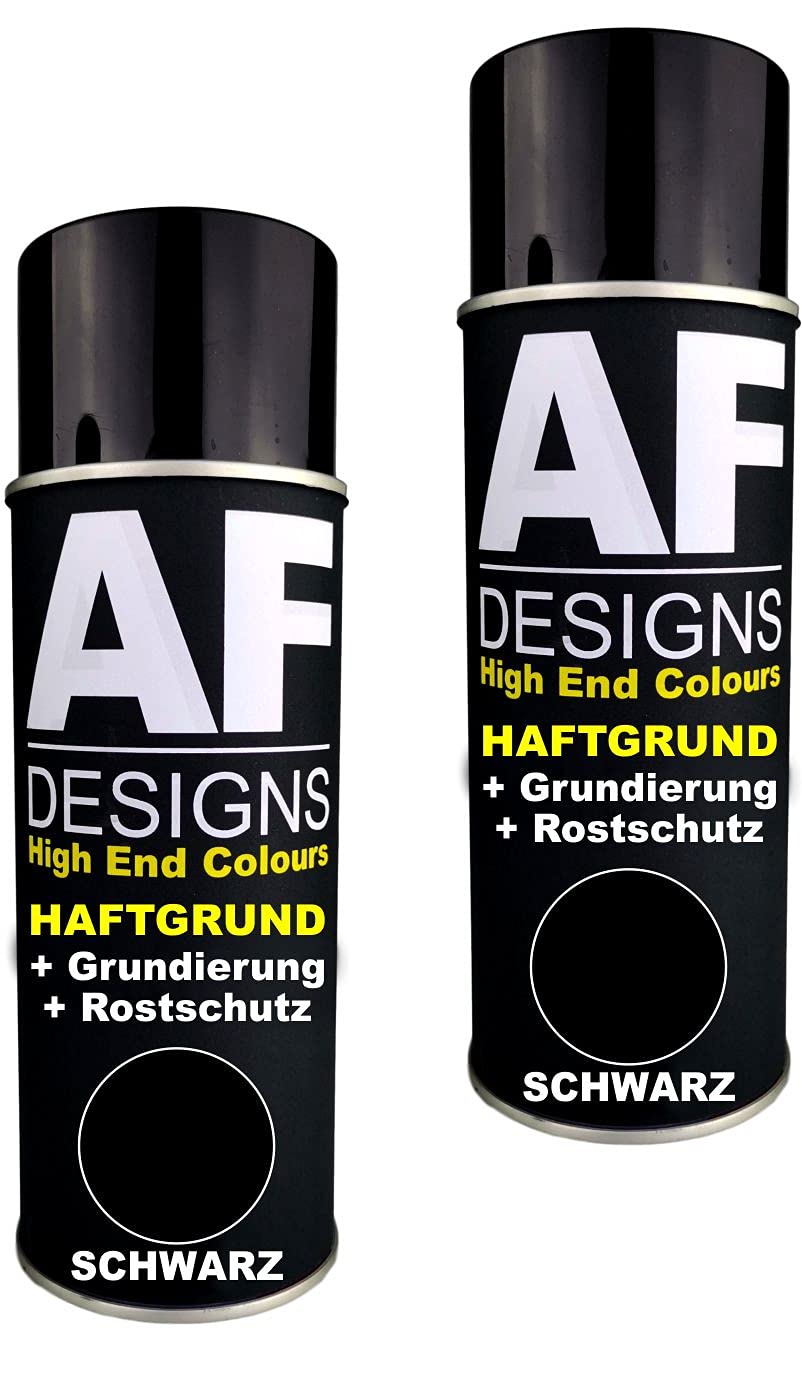 Alex Flittner Designs 2X Haftgrund Spraydose schwarz Grundierung Rostschutz Autolack von Alex Flittner Designs