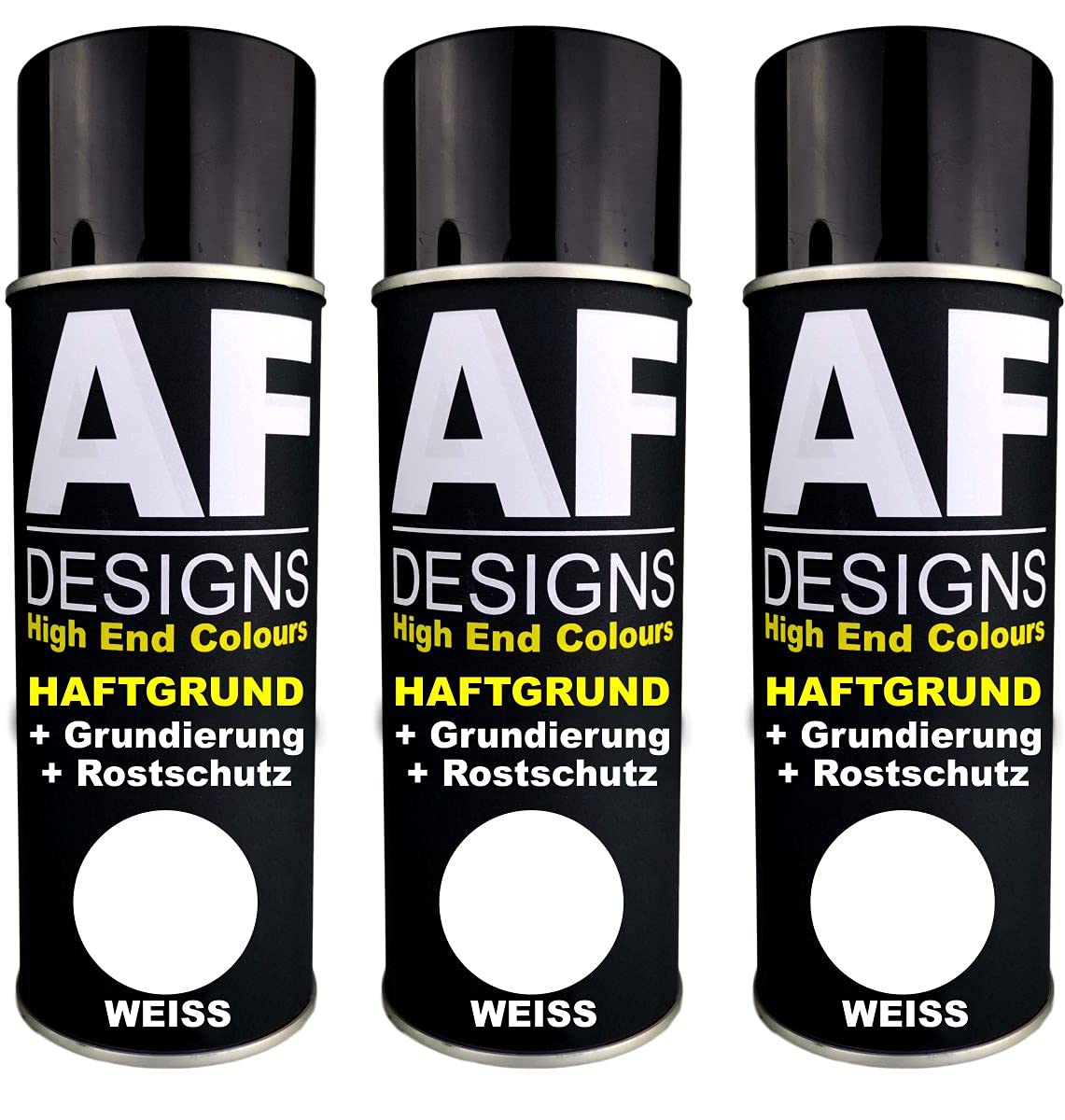 Alex Flittner Designs 3X Haftgrund Spraydose Weiss Grundierung Rostschutz Autolack von Alex Flittner Designs