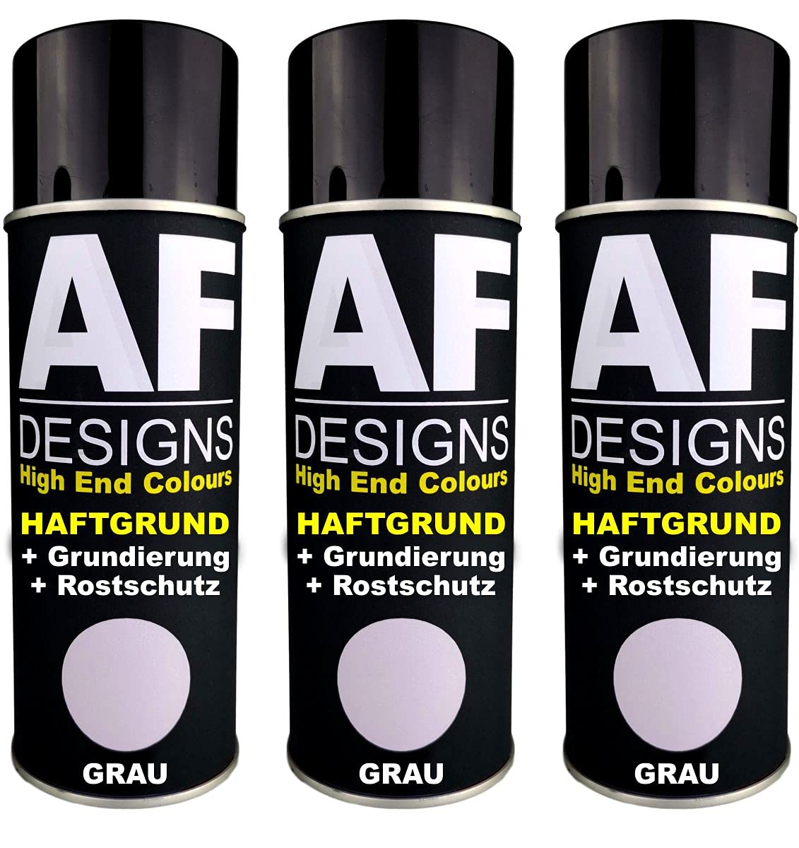 Alex Flittner Designs 3X Haftgrund Spraydose grau Grundierung Rostschutz Autolack Alex Flittner Designs 3X Haftgrund Spraydose grau Grundierung Rostschutz Autolack von Alex Flittner Designs