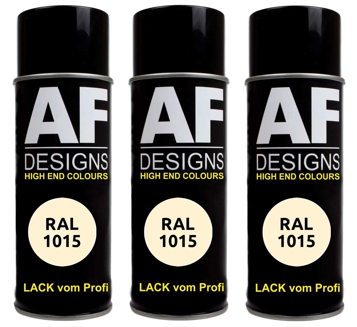 Alex Flittner Designs 3x RAL Lackspray Autolack Buntlack Spraydose RAL1015 HELLELFENBEIN seidenmatt Alex Flittner Designs 3x RAL Lackspray Autolack Buntlack Spraydose RAL1015 HELLELFENBEIN seidenmatt von Alex Flittner Designs