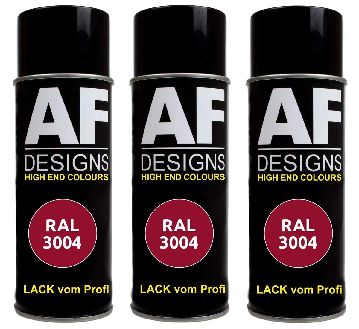 Alex Flittner Designs 3x RAL Lackspray Autolack Buntlack Spraydose RAL3004 PURPURROT seidenmatt Alex Flittner Designs 3x RAL Lackspray Autolack Buntlack Spraydose RAL3004 PURPURROT seidenmatt von Alex Flittner Designs
