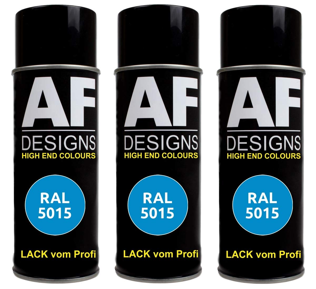 Alex Flittner Designs 3x RAL Lackspray Autolack Buntlack Spraydose RAL5015 HIMMELBLAU seidenmatt Alex Flittner Designs 3x RAL Lackspray Autolack Buntlack Spraydose RAL5015 HIMMELBLAU seidenmatt von Alex Flittner Designs