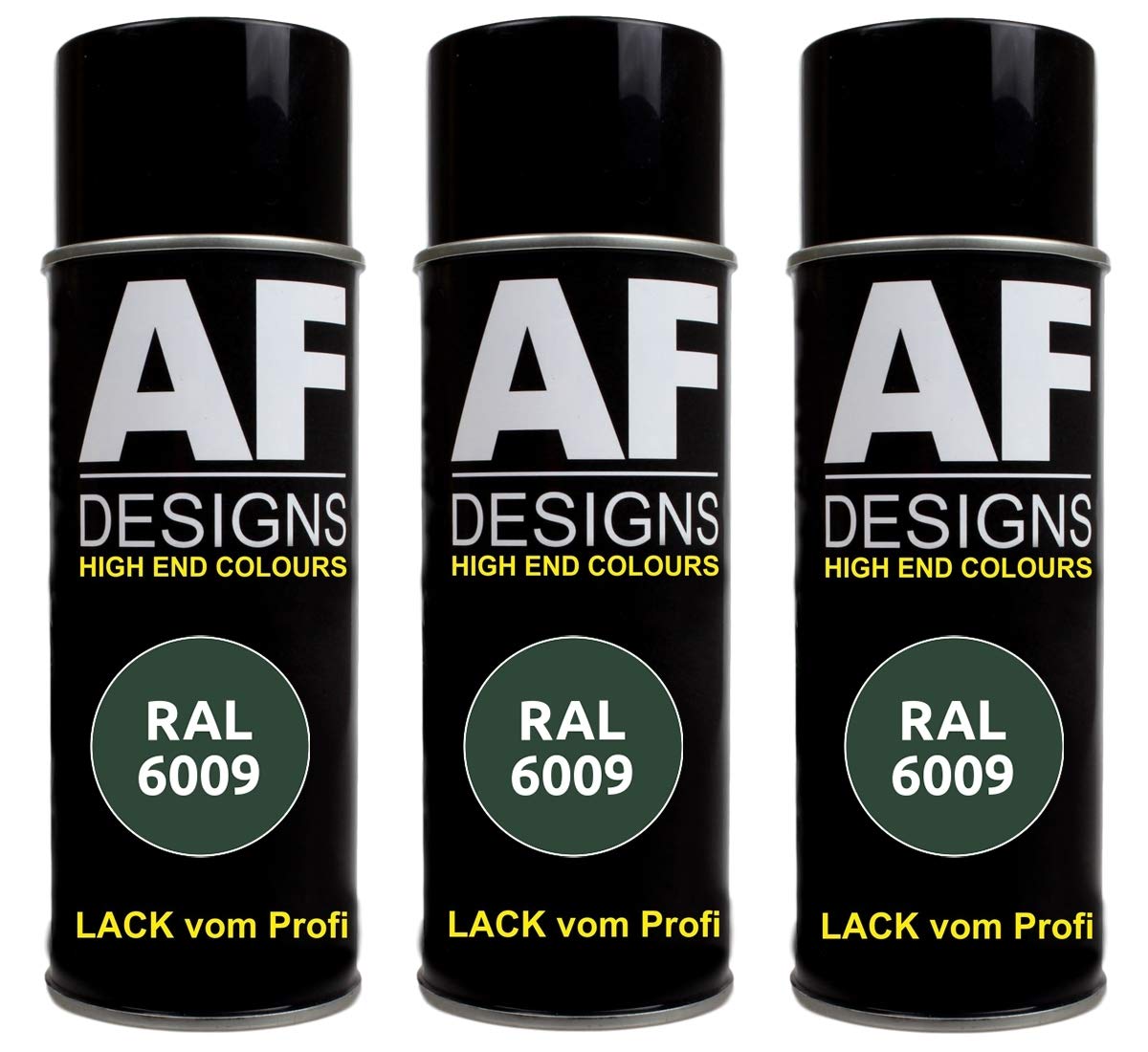 Alex Flittner Designs 3x RAL Lackspray Autolack Buntlack Spraydose RAL6009 TANNENGRUEN glänzend Alex Flittner Designs 3x RAL Lackspray Autolack Buntlack Spraydose RAL6009 TANNENGRUEN glänzend von Alex Flittner Designs