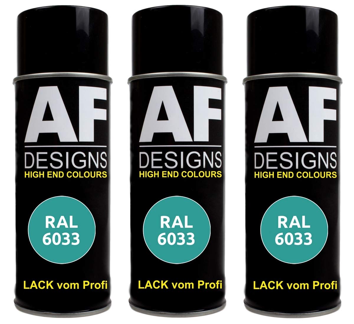 Alex Flittner Designs 3x RAL Lackspray Autolack Buntlack Spraydose RAL6033 MINTTUERKIS glänzend Alex Flittner Designs 3x RAL Lackspray Autolack Buntlack Spraydose RAL6033 MINTTUERKIS glänzend von Alex Flittner Designs