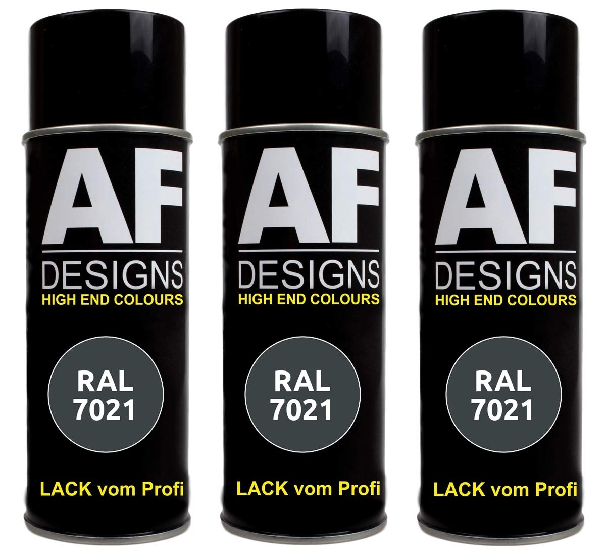 Alex Flittner Designs 3x RAL Lackspray Autolack Buntlack Spraydose RAL7021 SCHWARZGRAU glänzend Alex Flittner Designs 3x RAL Lackspray Autolack Buntlack Spraydose RAL7021 SCHWARZGRAU glänzend von Alex Flittner Designs