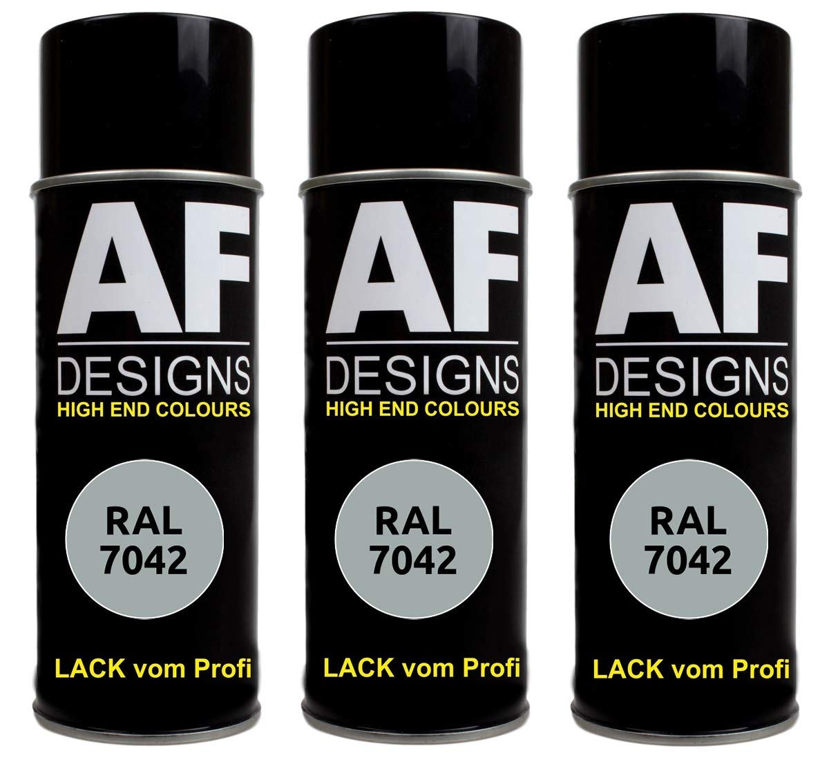 Alex Flittner Designs 3x RAL Lackspray Autolack Buntlack Spraydose RAL7042 VERKEHRSGRAU A stumpfmatt Alex Flittner Designs 3x RAL Lackspray Autolack Buntlack Spraydose RAL7042 VERKEHRSGRAU A stumpfmatt von Alex Flittner Designs