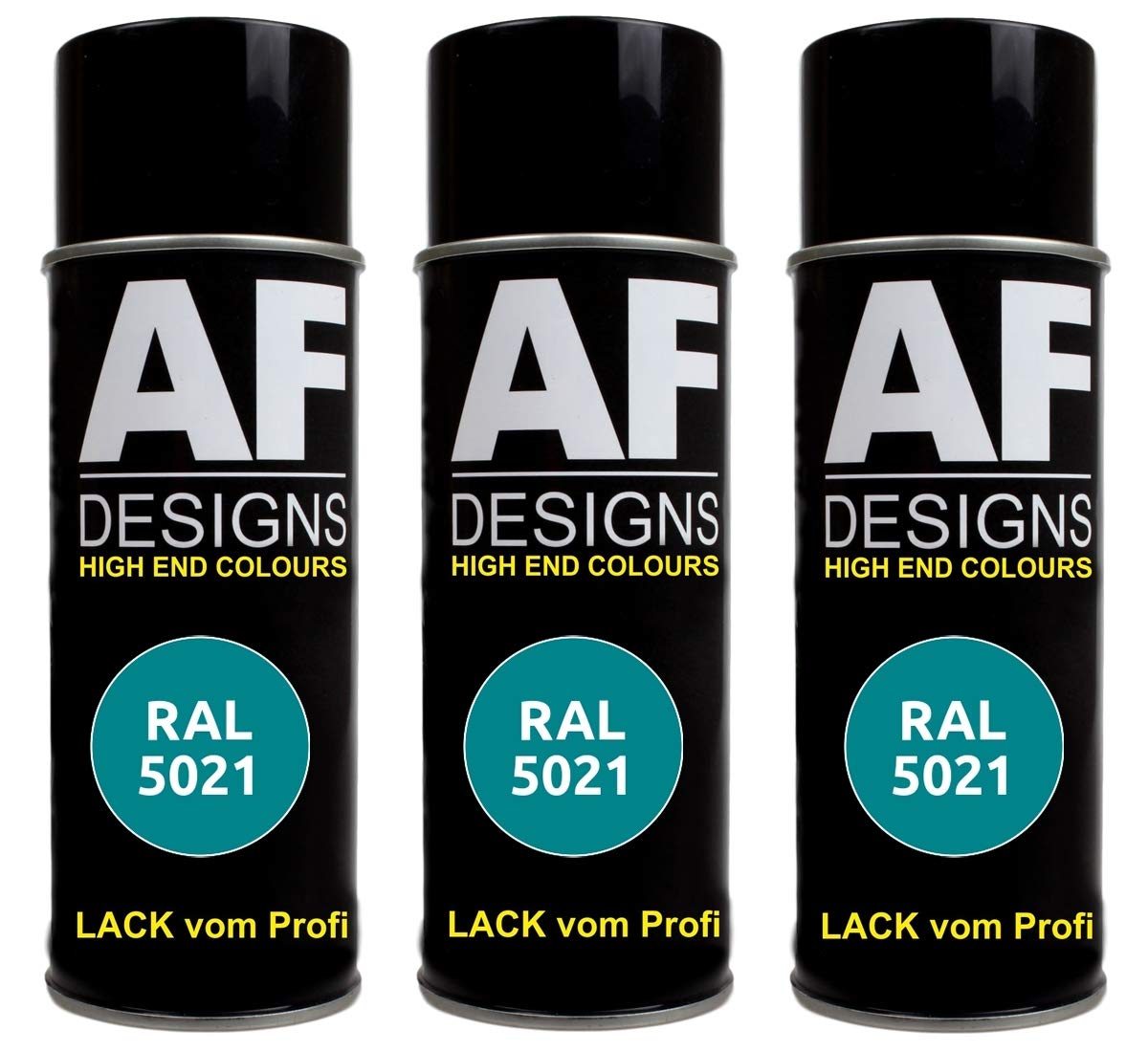 Alex Flittner Designs 3x RAL Lackspray Autolack Buntlack Spraydose RAL5021 WASSERBLAU glänzend Alex Flittner Designs 3x RAL Lackspray Autolack Buntlack Spraydose RAL5021 WASSERBLAU glänzend von Alex Flittner Designs
