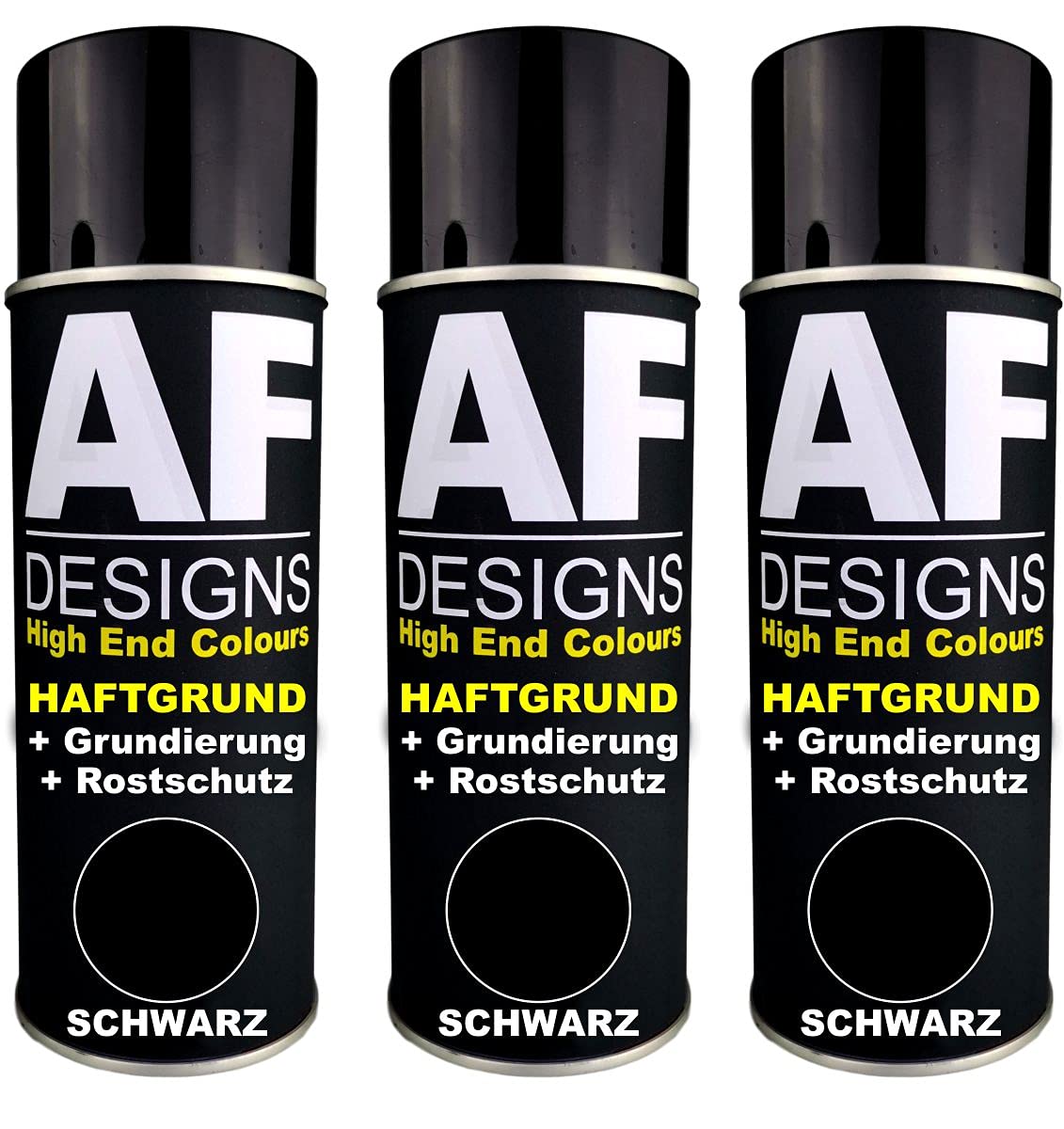 Alex Flittner Designs 3xHaftgrund Spraydose schwarz Grundierung Rostschutz Autolack von Alex Flittner Designs