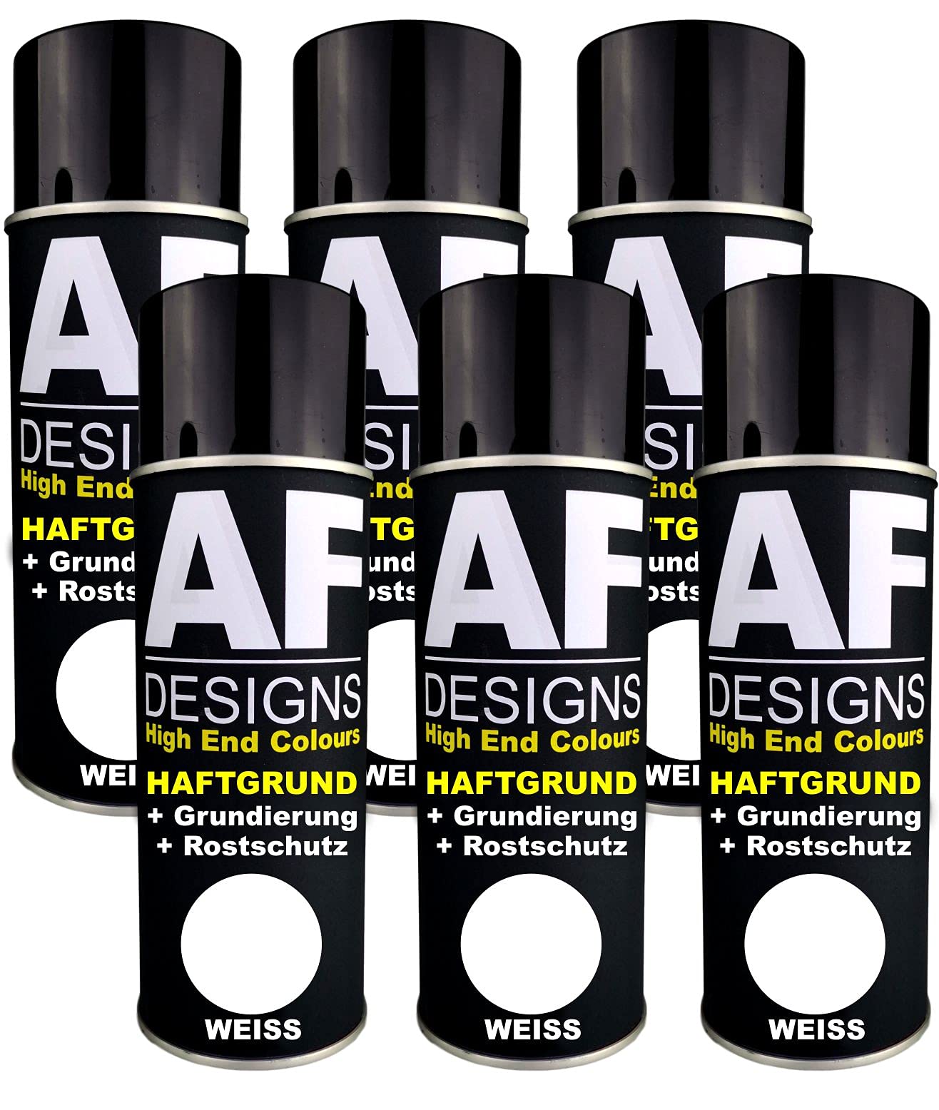 Alex Flittner Designs 6X Haftgrund Spraydose Weiss Grundierung Rostschutz Autolack von Alex Flittner Designs