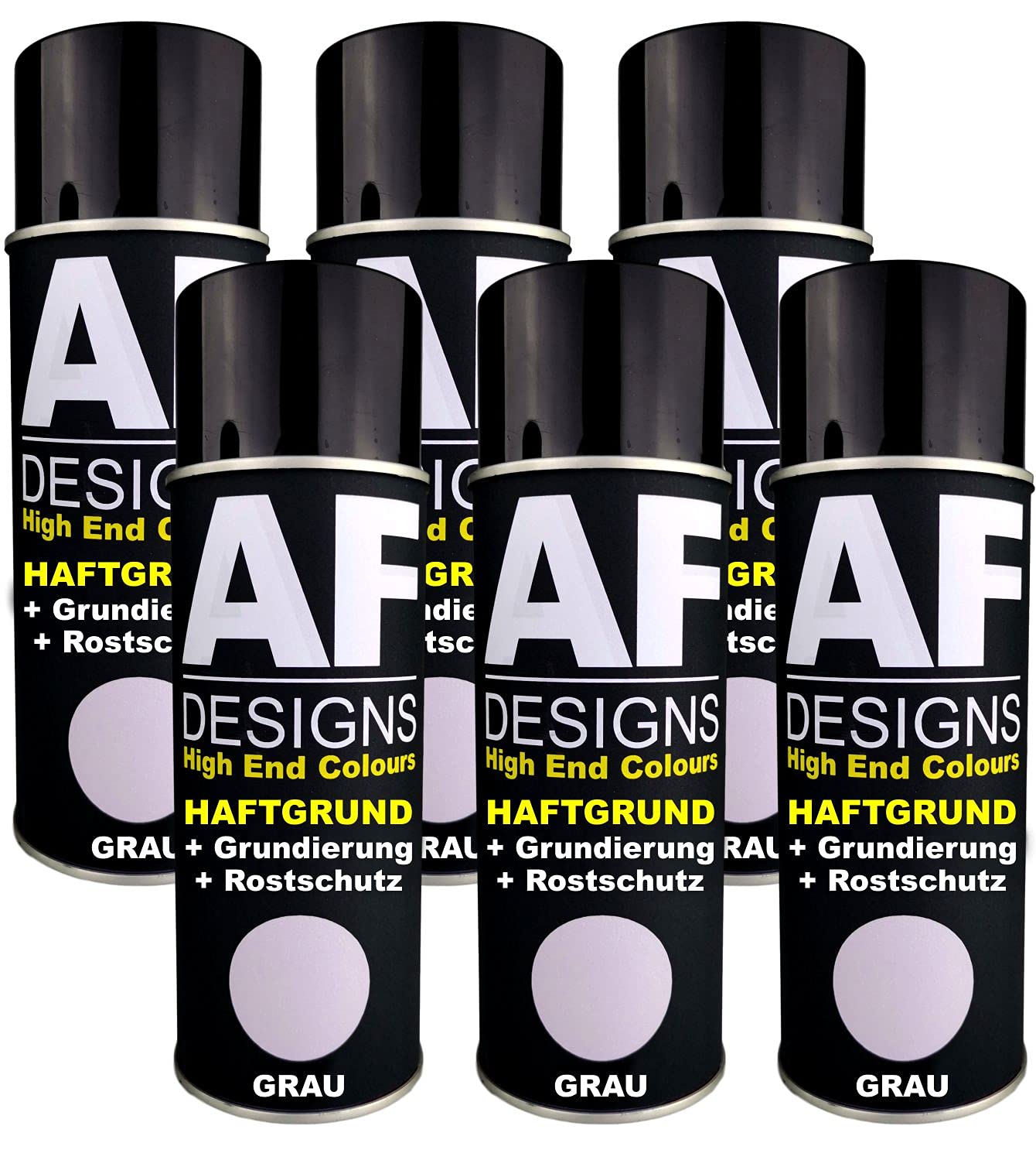 Alex Flittner Designs 6X Haftgrund Spraydose grau Grundierung Rostschutz Autolack Alex Flittner Designs 6X Haftgrund Spraydose grau Grundierung Rostschutz Autolack von Alex Flittner Designs