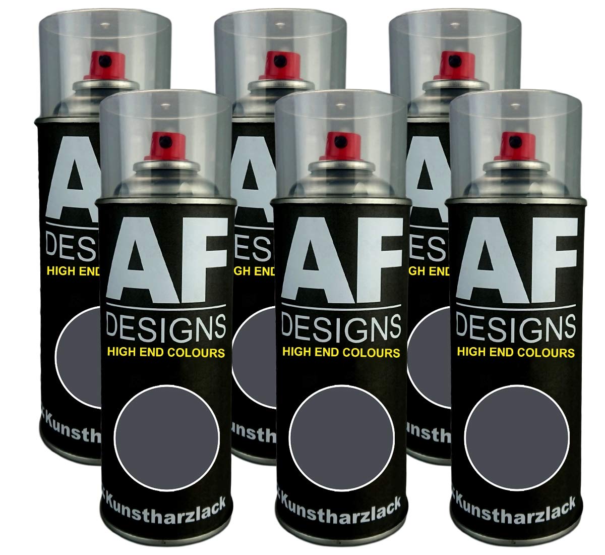 Alex Flittner Designs 6X Kunstharz Lackspray Buntlack Spraydose RAL7024 Graphitgrau seidenmatt Alex Flittner Designs 6X Kunstharz Lackspray Buntlack Spraydose RAL7024 Graphitgrau seidenmatt von Alex Flittner Designs