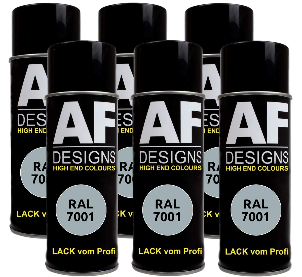 Alex Flittner Designs 6x RAL Lackspray Autolack Buntlack Spraydose RAL7001 SILBERGRAU glänzend Alex Flittner Designs 6x RAL Lackspray Autolack Buntlack Spraydose RAL7001 SILBERGRAU glänzend von Alex Flittner Designs