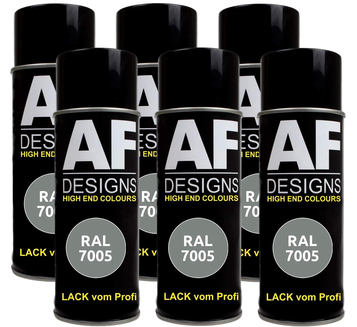 Alex Flittner Designs 6x RAL Lackspray Autolack Buntlack Spraydose RAL7005 MAUSGRAU matt Alex Flittner Designs 6x RAL Lackspray Autolack Buntlack Spraydose RAL7005 MAUSGRAU matt von Alex Flittner Designs