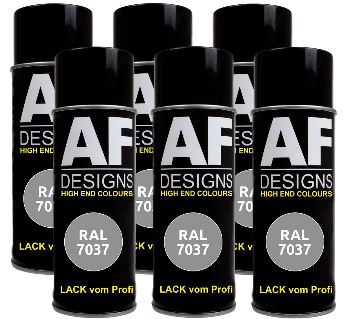 Alex Flittner Designs 6x RAL Lackspray Autolack Buntlack Spraydose RAL7037 STAUBGRAU seidenmatt Alex Flittner Designs 6x RAL Lackspray Autolack Buntlack Spraydose RAL7037 STAUBGRAU seidenmatt von Alex Flittner Designs