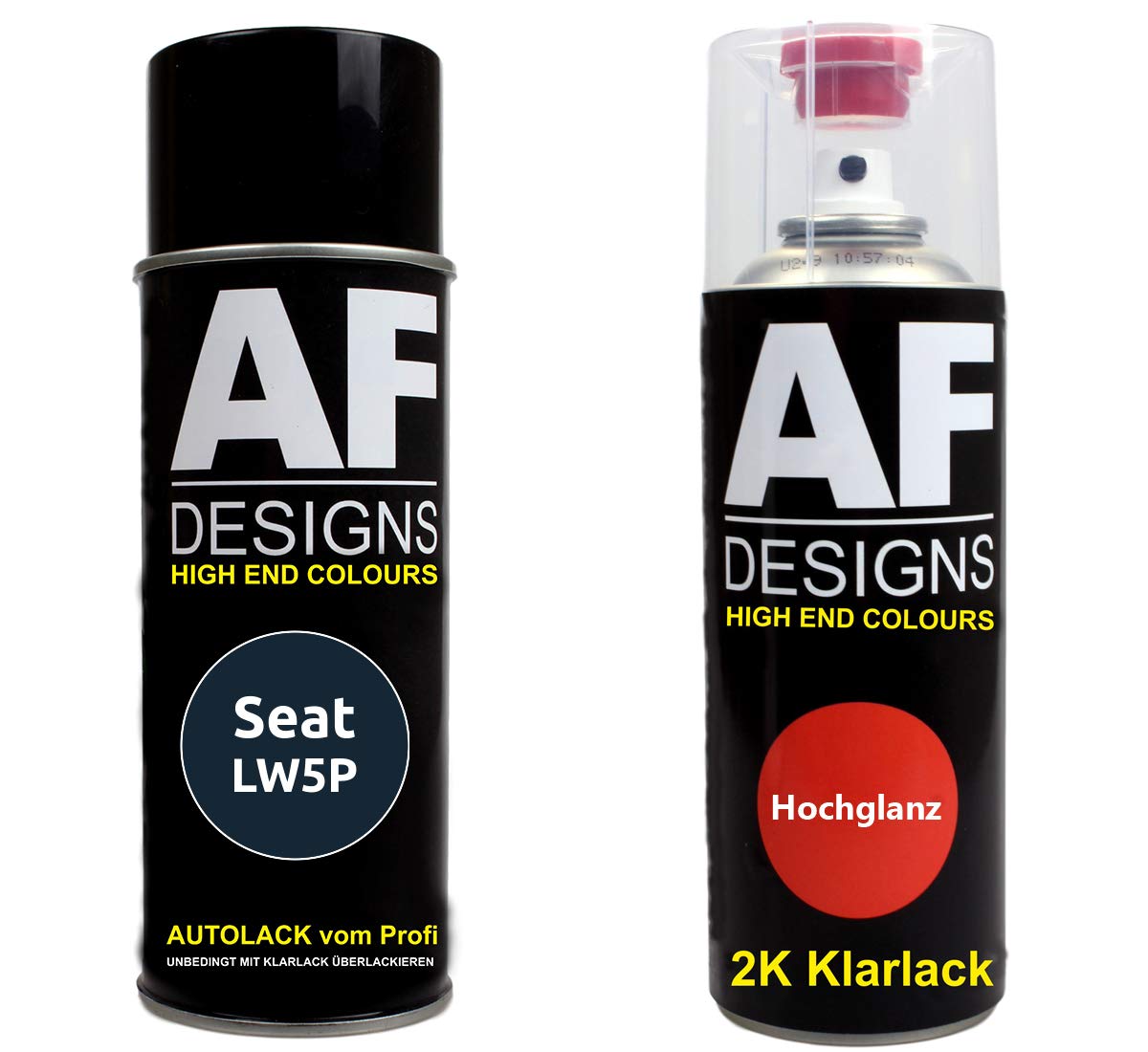 Alex Flittner Designs Autolack Spraydose Set für Seat LW5P Azul Apolo Metallic 2K Klarlack Basislack Sprühdose Spraydosen 2x400ml Alex Flittner Designs Autolack Spraydose Set für Seat LW5P Azul Apolo Metallic 2K Klarlack Basislack Sprühdose Spraydosen 2x400ml von Alex Flittner Designs