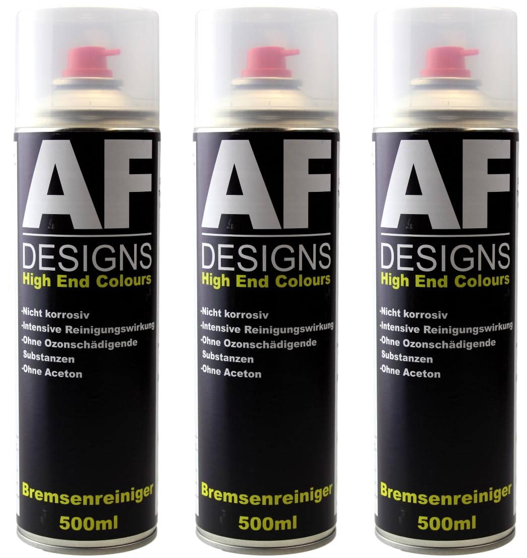 Alex Flittner Designs Bremsenreiniger 3X Ventil Teilereiniger 500ml Montagereiniger 360° Ventil Entfetter von Alex Flittner Designs