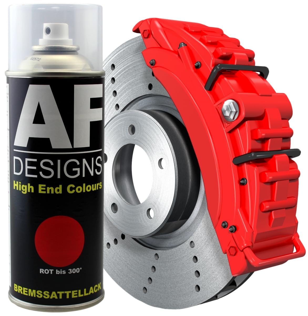 Alex Flittner Designs Bremssattellack ROT hitzebeständig 300° Thermolack 400ml Spray Alex Flittner Designs Bremssattellack ROT hitzebeständig 300° Thermolack 400ml Spray von Alex Flittner Designs