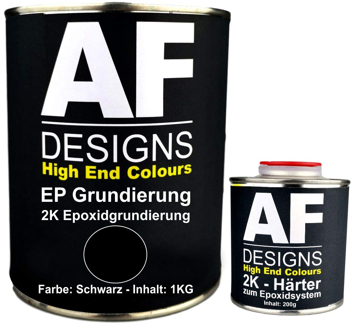 Alex Flittner Designs Epoxidfüller 1,20kg 2K Grundierung Füller EP Füller in schwarz für Autolack Rostschutz Alex Flittner Designs Epoxidfüller 1,20kg 2K Grundierung Füller EP Füller in schwarz für Autolack Rostschutz von Alex Flittner Designs
