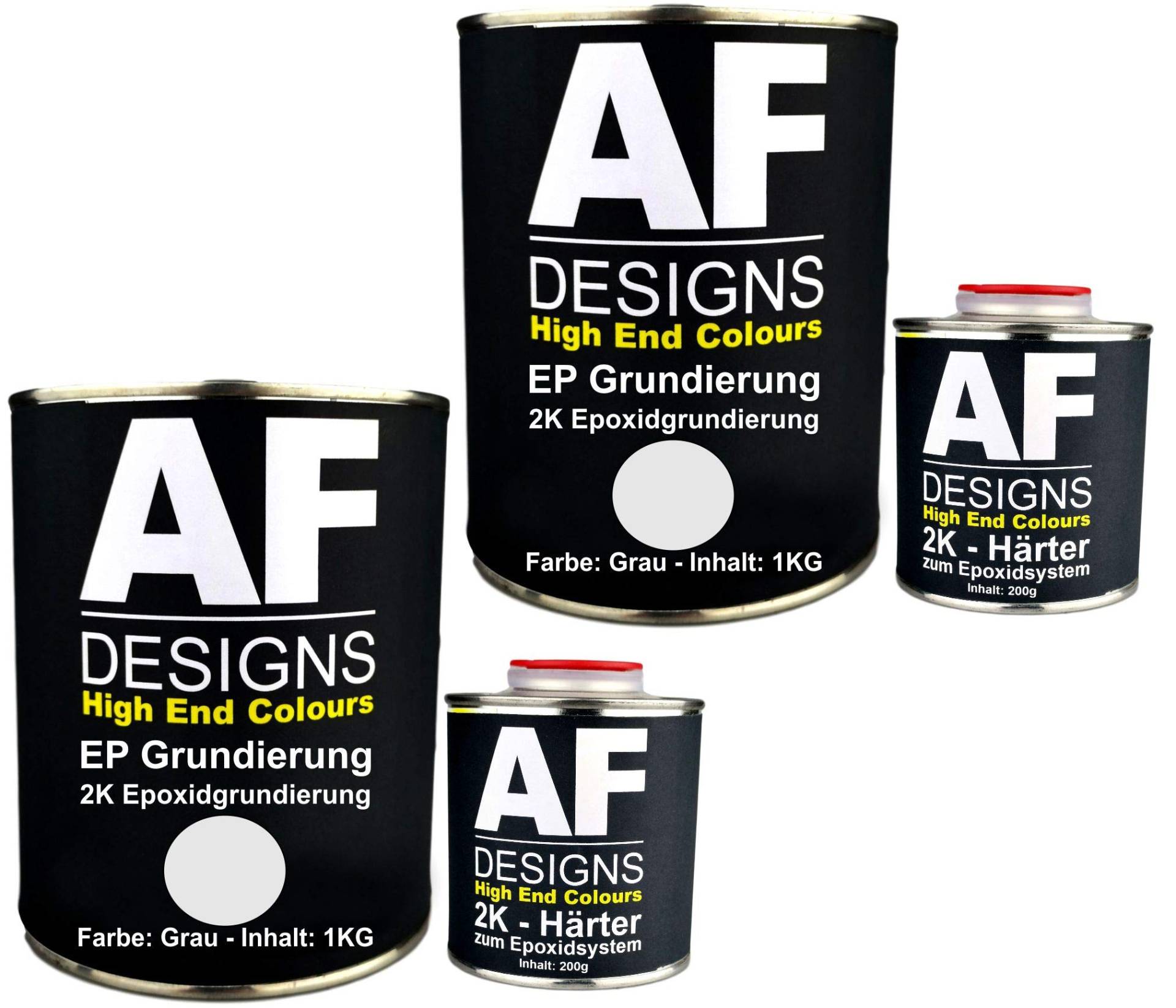 Alex Flittner Designs Epoxidfüller 2 x 1,20kg 2K Grundierung Füller EP Füller in grau für Autolack Rostschutz Alex Flittner Designs Epoxidfüller 2 x 1,20kg 2K Grundierung Füller EP Füller in grau für Autolack Rostschutz von Alex Flittner Designs