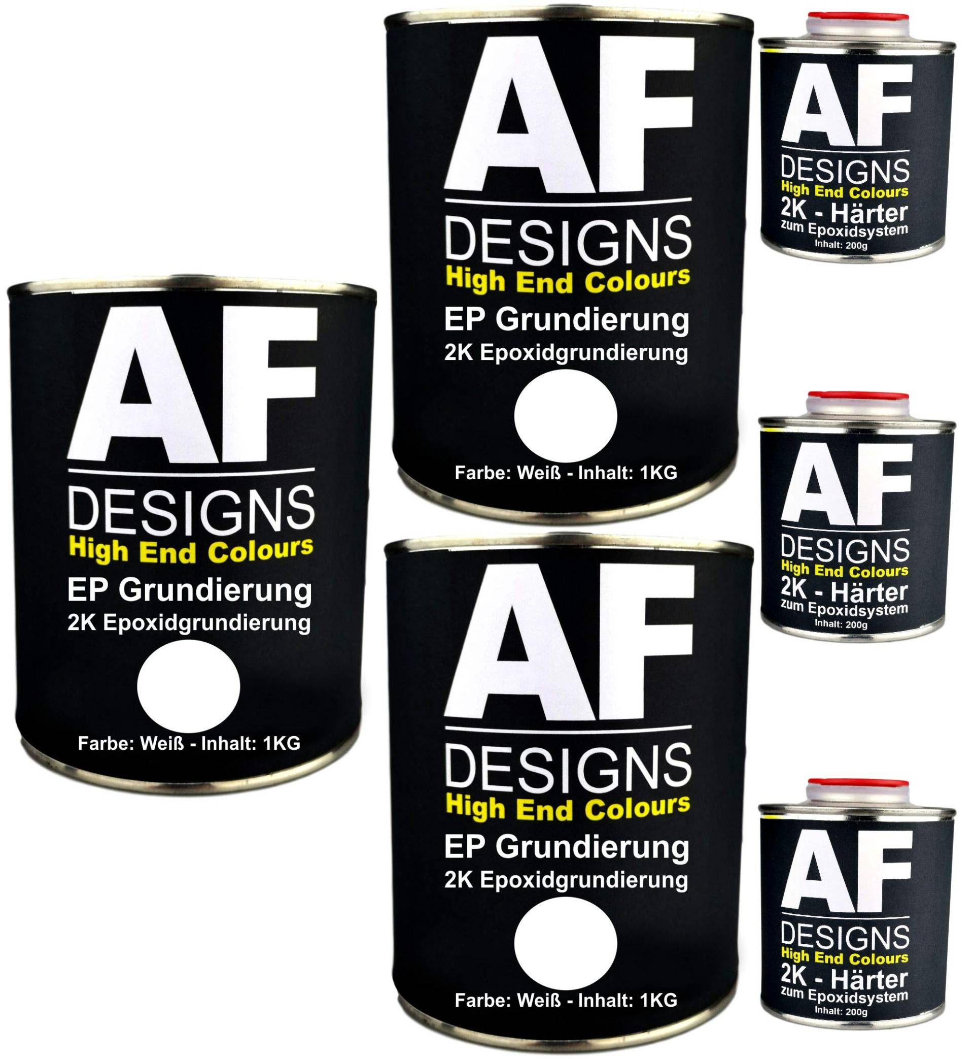 Alex Flittner Designs Epoxidfüller 3 x 1,20kg 2K Grundierung Füller EP Füller in weiß für Autolack Rostschutz Alex Flittner Designs Epoxidfüller 3 x 1,20kg 2K Grundierung Füller EP Füller in weiß für Autolack Rostschutz von Alex Flittner Designs