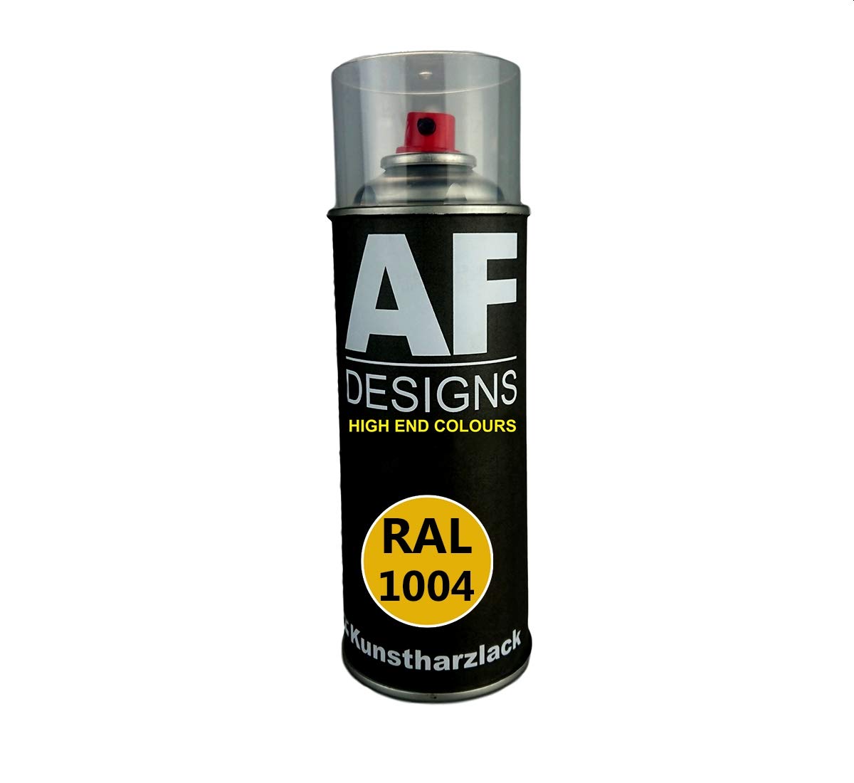Alex Flittner Designs Kunstharz Lackspray Buntlack Spraydose RAL1004 GOLDGELB glänzend Sprühdose von Alex Flittner Designs