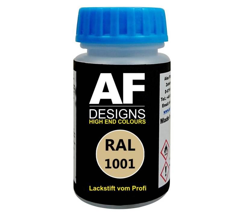 Alex Flittner Designs Lackstift RAL 1001 BEIGE stumpfmatt 50ml schnelltrocknend Acryl von Alex Flittner Designs