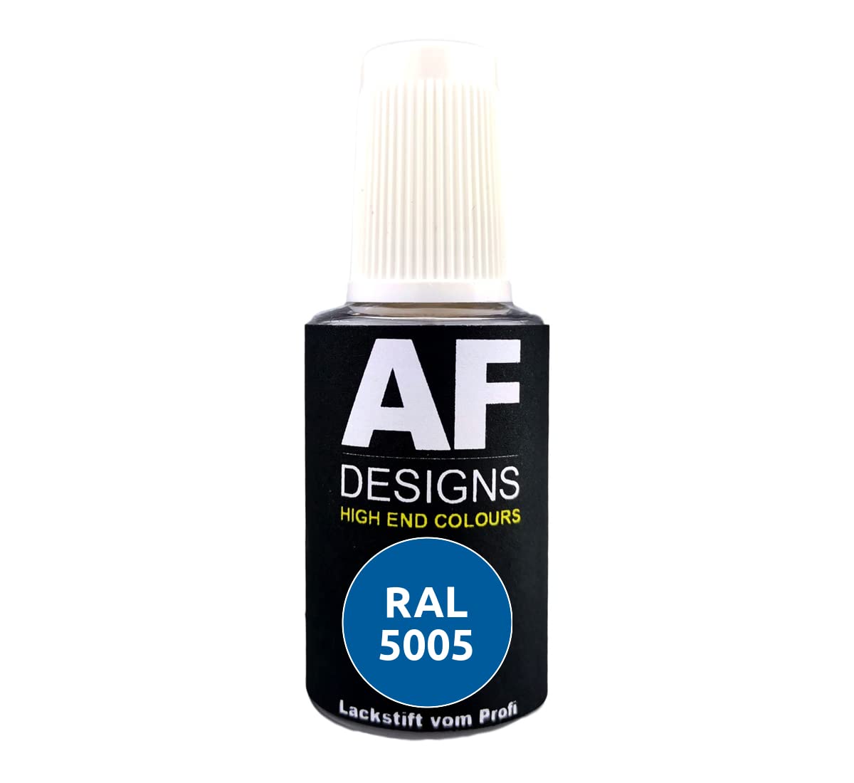 Alex Flittner Designs Lackstift RAL 5005 SIGNALBLAU stumpfmatt 20ml Reparaturstift Acryl Retuschierlack Reparaturlack Holz Metall Möbel Bad von Alex Flittner Designs