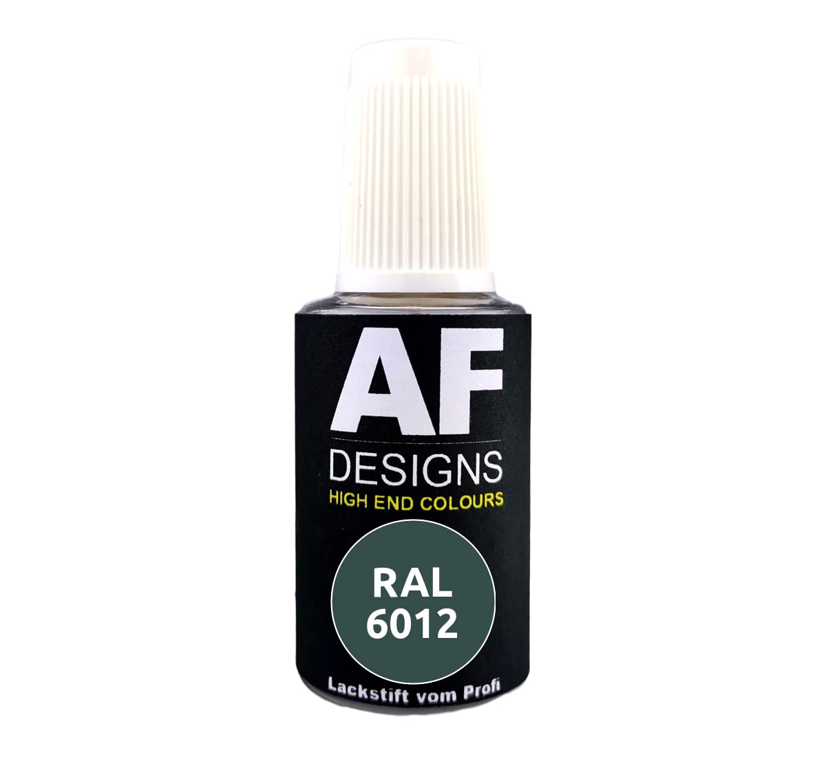 Alex Flittner Designs Lackstift RAL 6012 SCHWARZGRUEN seidenmatt 20ml Reparaturstift Acryl Retuschierlack Reparaturlack Holz Metall Möbel Bad von Alex Flittner Designs