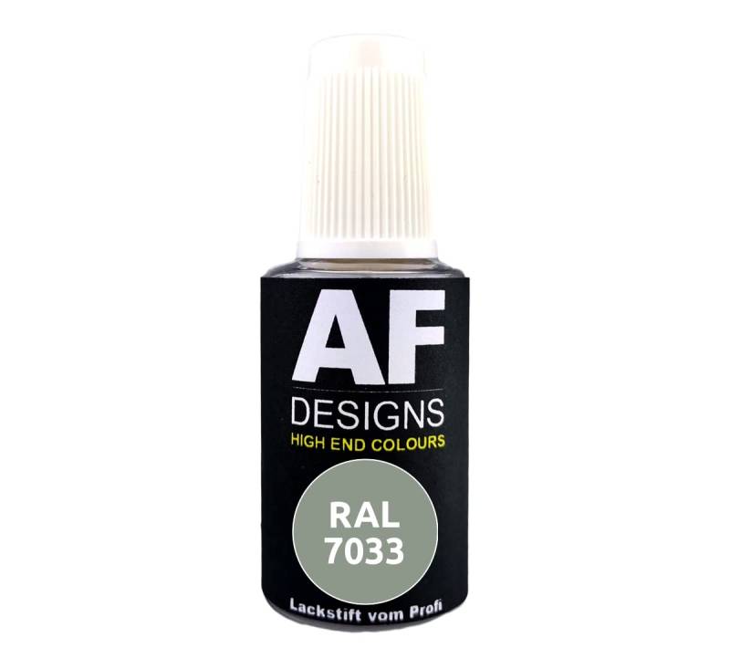 Alex Flittner Designs Lackstift RAL 7033 ZEMENTGRAU matt 20ml Reparaturstift Acryl Retuschierlack Reparaturlack Holz Metall Möbel Bad von Alex Flittner Designs