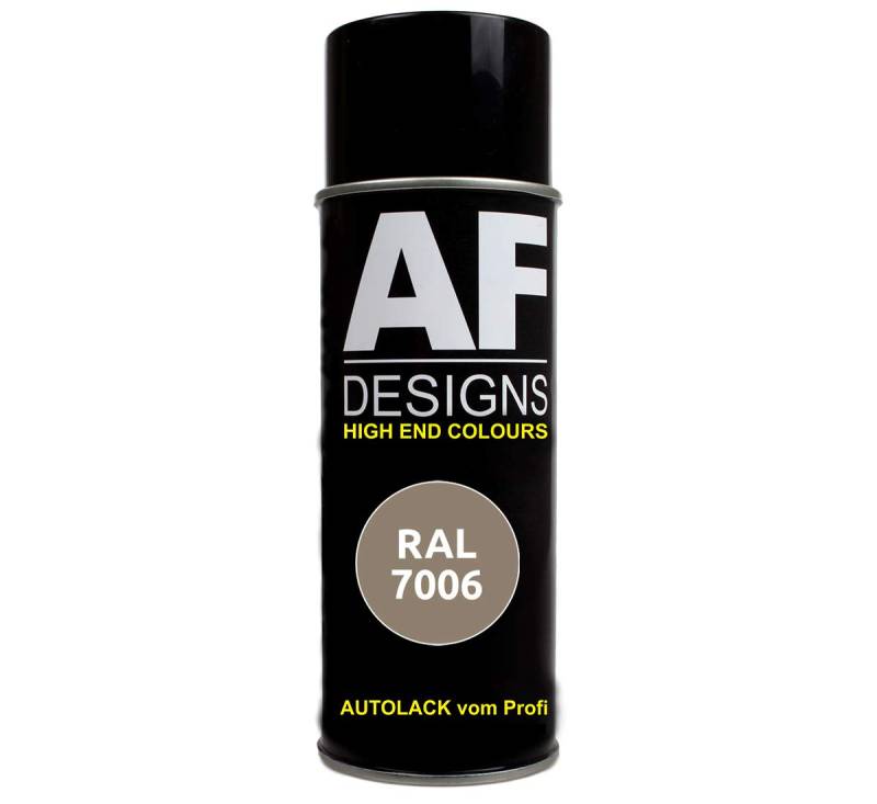 Alex Flittner Designs RAL Lackspray Autolack Sprühdose Spraydose RAL7006 BEIGEGRAU matt von Alex Flittner Designs