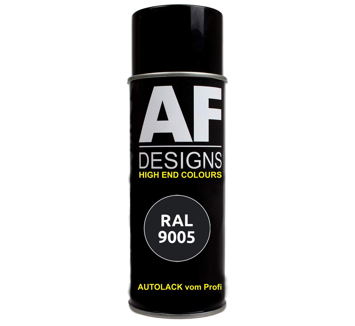 Alex Flittner Designs RAL Lackspray RAL9005 TIEFSCHWARZ seidenmatt Autolack Sprühdose Spraydose von Alex Flittner Designs