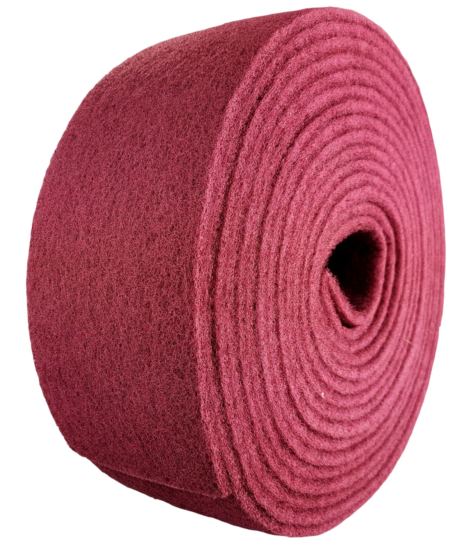 Alex Flittner Designs Schleifvlies P400, Rotes Schleifpad, 2 Meter Länge, Flexibles Schleifmaterial, Ideal für Autolack Anschleifen, Hohe Abriebfestigkeit, Geeignet für Nass- und Trockenschliff von Alex Flittner Designs