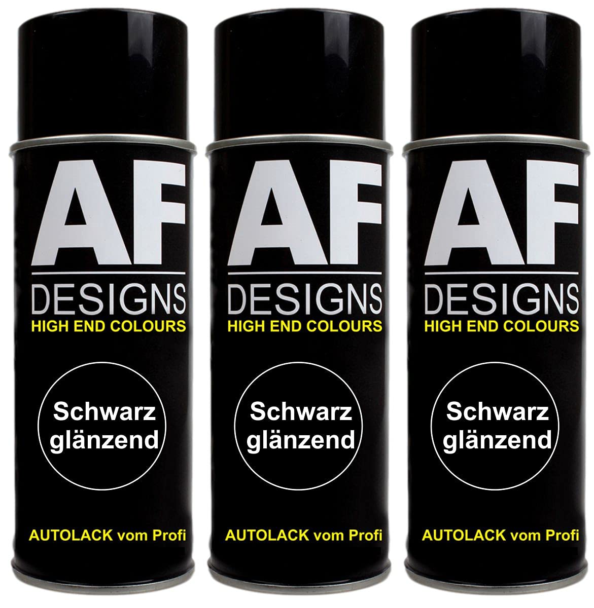 Alex Flittner Designs Schwarz Glanz Spraydose 3X Spray glänzend Lackspray Autolack von Alex Flittner Designs