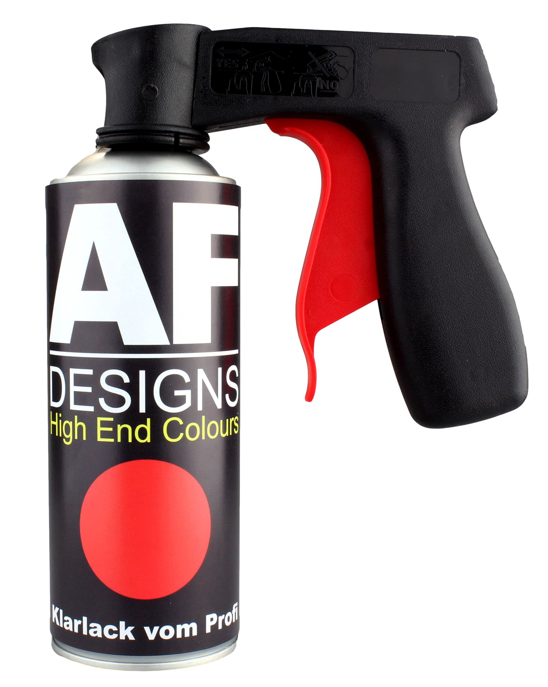 Alex Flittner Designs Spraydosengriff Handgriff Sprühhilfe für Autolack Klarlack RAL Spraydosen von Alex Flittner Designs