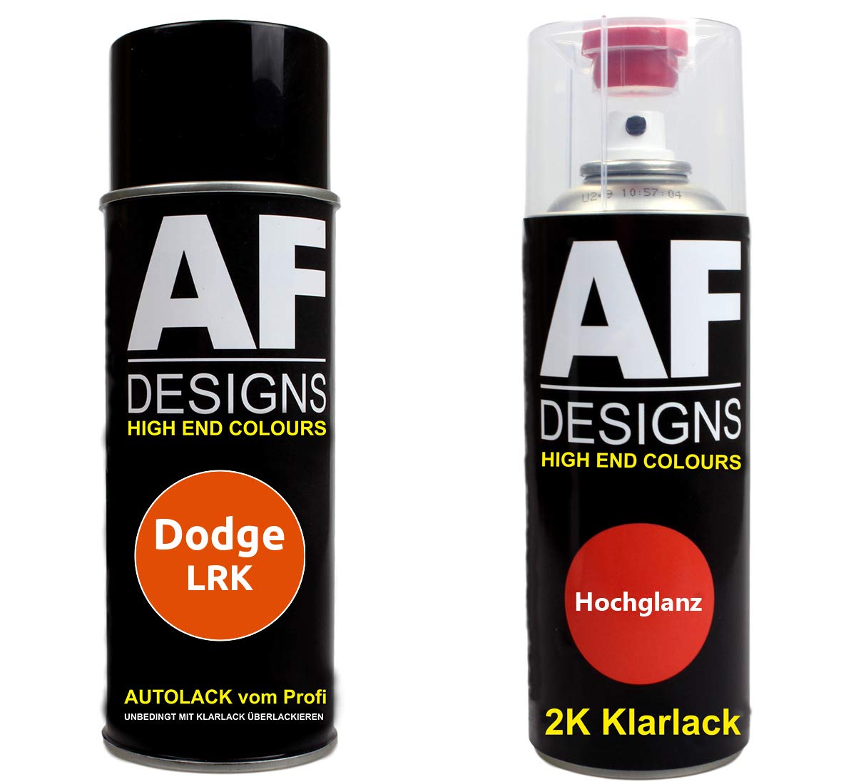 Autolack Spraydose Set für Dodge LRK Stryker Red Perl 2K Klarlack Basislack Sprühdose Spraydosen 2x400ml Autolack Spraydose Set für Dodge LRK Stryker Red Perl 2K Klarlack Basislack Sprühdose Spraydosen 2x400ml von Alex Flittner Designs