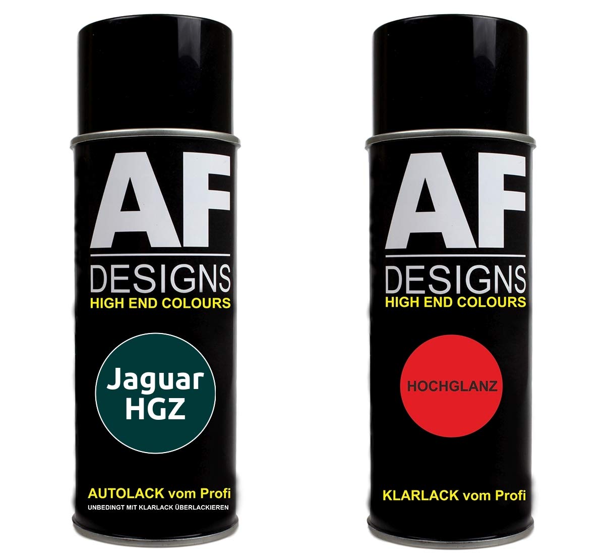 Autolack Spraydose Set für Jaguar HGZ Racing Green Metallic Basislack Klarlack Sprühdose 400ml Autolack Spraydose Set für Jaguar HGZ Racing Green Metallic Basislack Klarlack Sprühdose 400ml von Alex Flittner Designs
