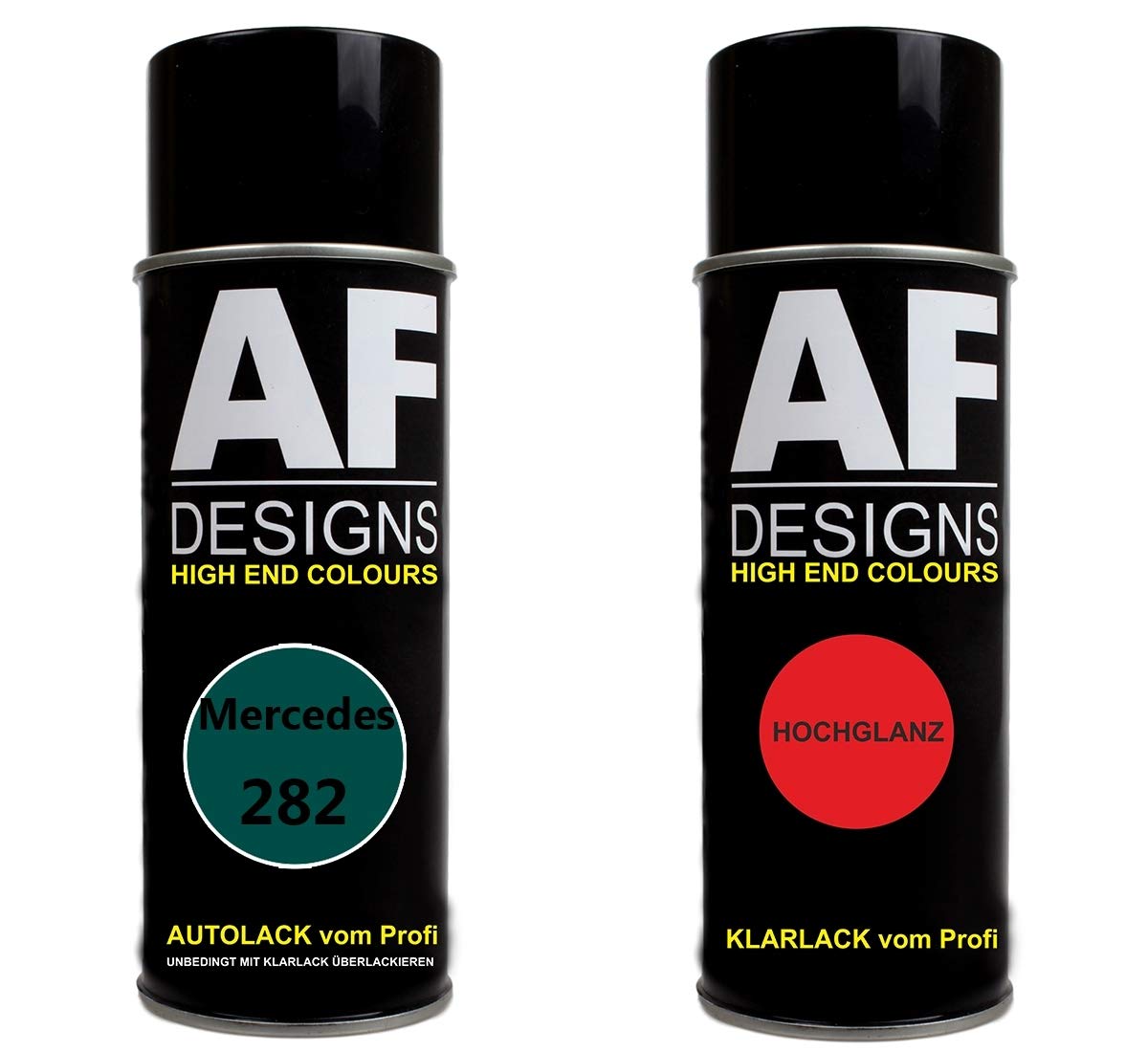 Autolack Spraydose Set für Mercedes/Daimler Benz 282 Dschungelgrün Metallic Basislack Klarlack Sprühdose 400ml Autolack Spraydose Set für Mercedes/Daimler Benz 282 Dschungelgrün Metallic Basislack Klarlack Sprühdose 400ml von Alex Flittner Designs