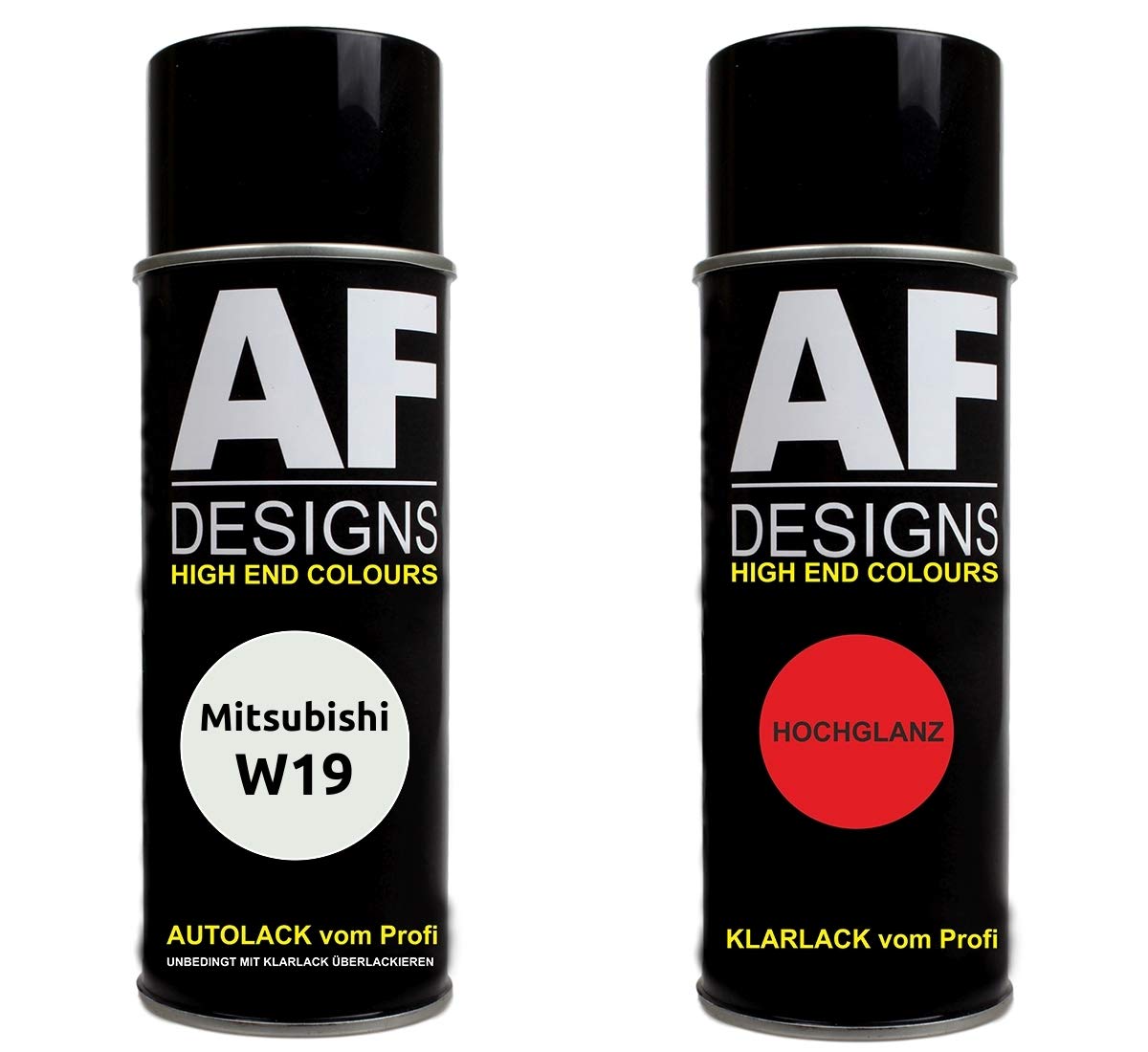 Autolack Spraydose Set für Mitsubishi W19 White Basislack Klarlack Sprühdose 400ml Autolack Spraydose Set für Mitsubishi W19 White Basislack Klarlack Sprühdose 400ml von Alex Flittner Designs