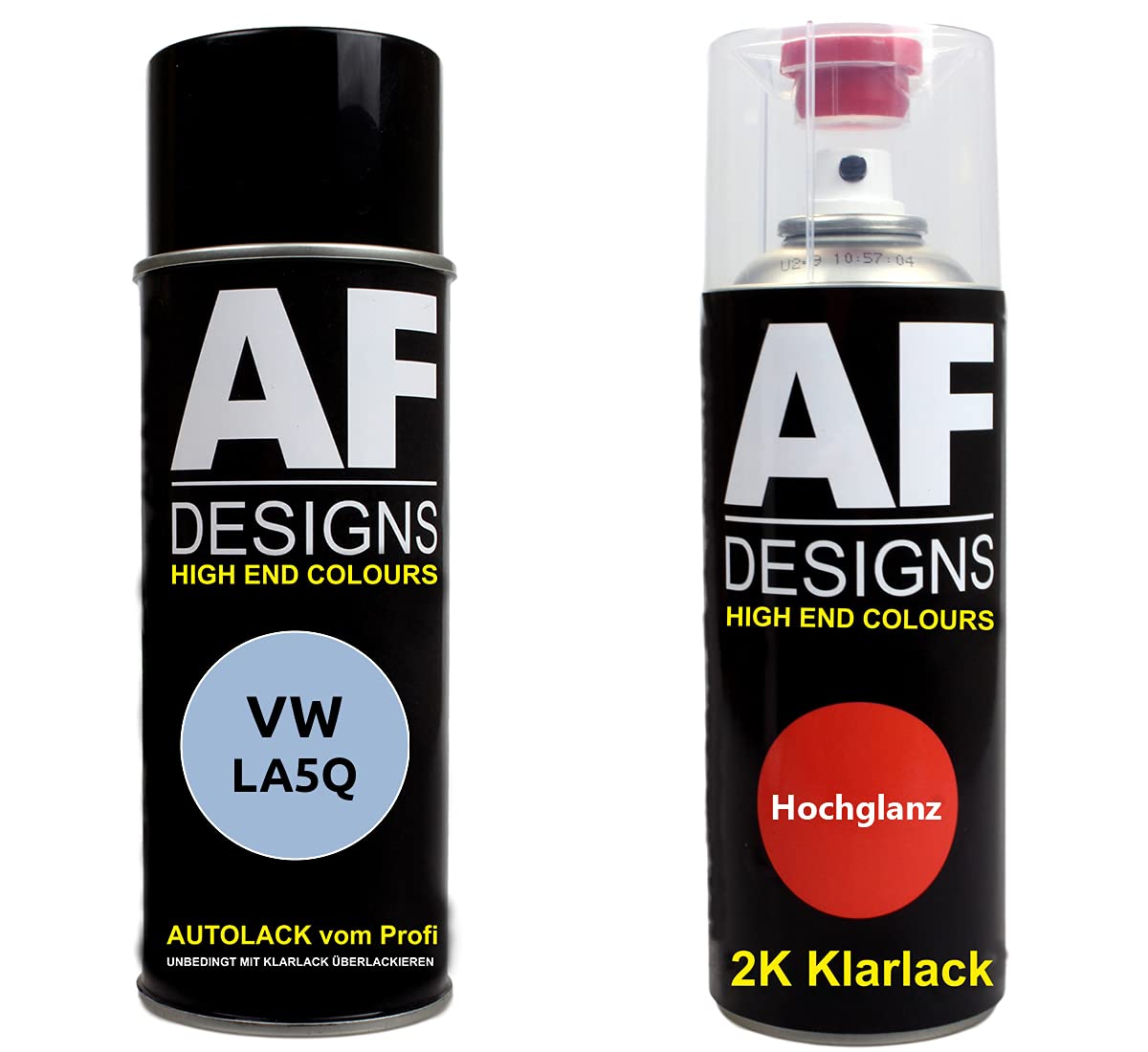 Alex Flittner Designs Autolack Spraydose Set für VW LA5Q Shark Blue Metallic 2K Klarlack Basislack Sprühdose Spraydosen 2x400ml Alex Flittner Designs Autolack Spraydose Set für VW LA5Q Shark Blue Metallic 2K Klarlack Basislack Sprühdose Spraydosen 2x400ml von Alex Flittner Designs