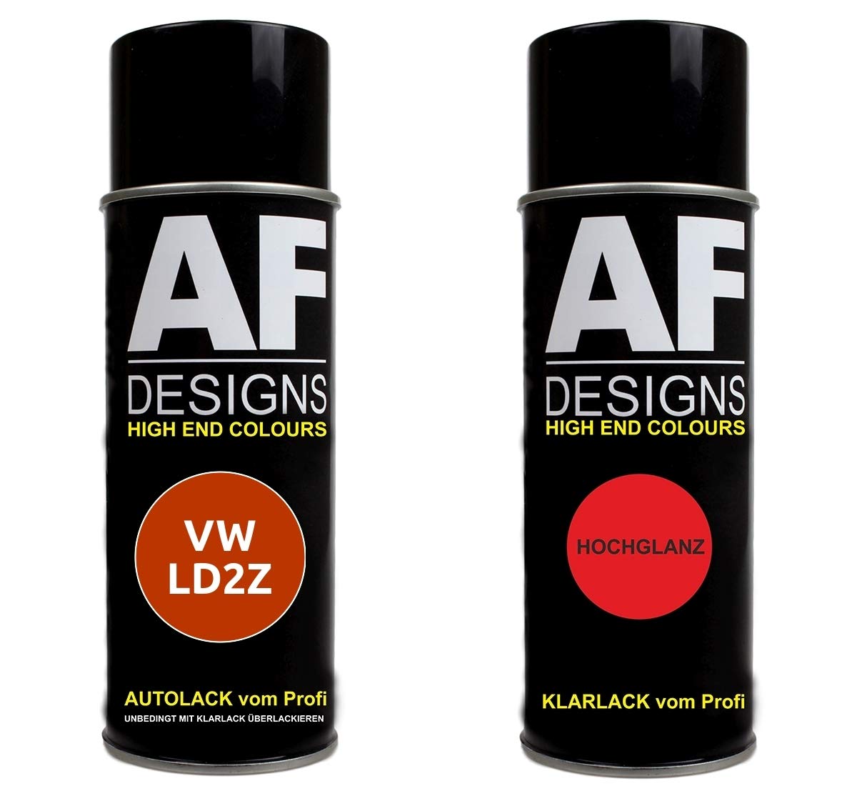 Autolack Spraydose Set geeignet für VW/Volkswagen Hot Orange Metallic LD2Z Basislack Klarlack Sprühdose 400ml Autolack Spraydose Set geeignet für VW/Volkswagen Hot Orange Metallic LD2Z Basislack Klarlack Sprühdose 400ml von Alex Flittner Designs